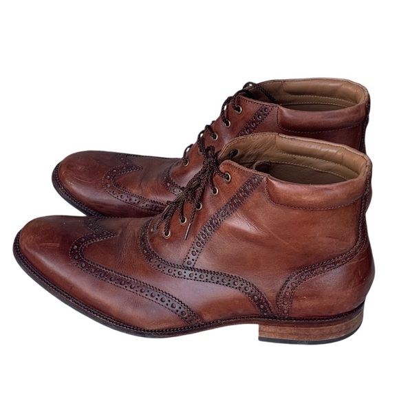 Cole Haan William Wingtip Men\'s Chukka Boots size 10 W Brown Leather C20286 main image 8